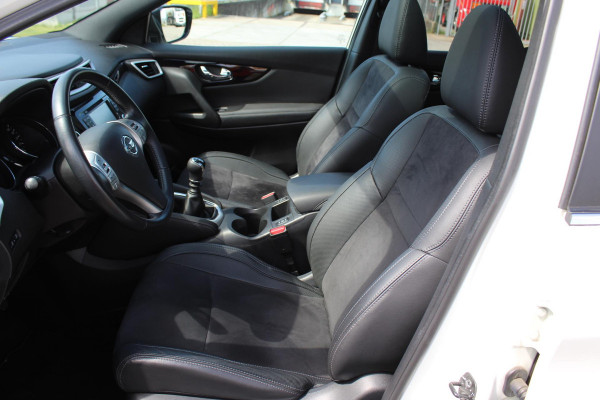 Nissan QASHQAI 1.6 N-Vision 1e eig PANO CAMERA´´S MEDIA NAVI CLIMA ALCANTARA -LEDER TREKHAAK