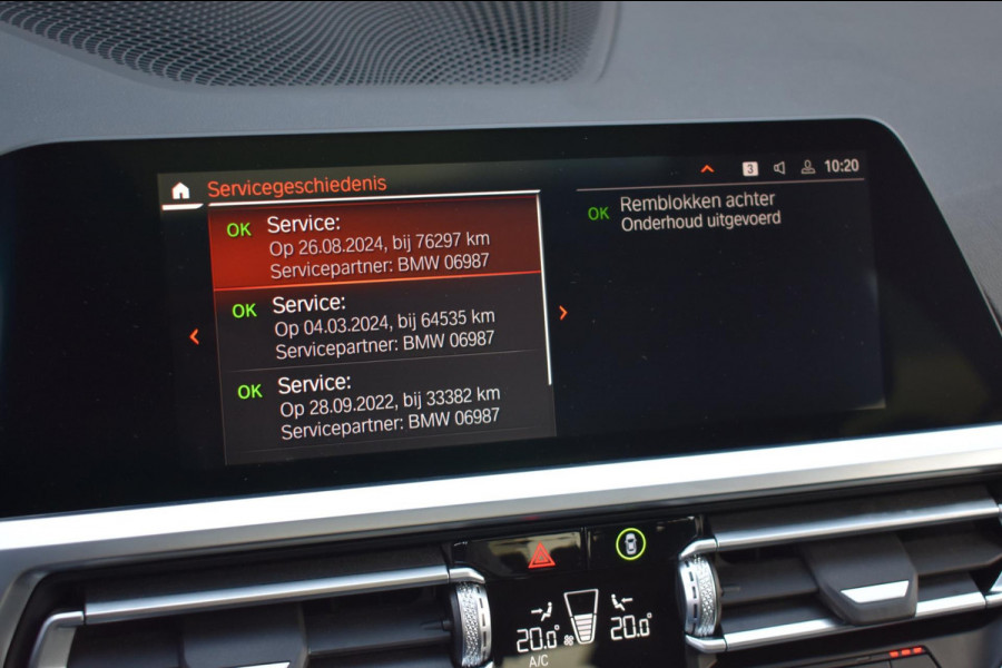 BMW 3-serie 320i High Executive | HARMAN KARDON | SCHUIF KANTELDAK | LEDER | STOELVERWARMING | SFEERVERLICHTING | APPLE CARPLAY