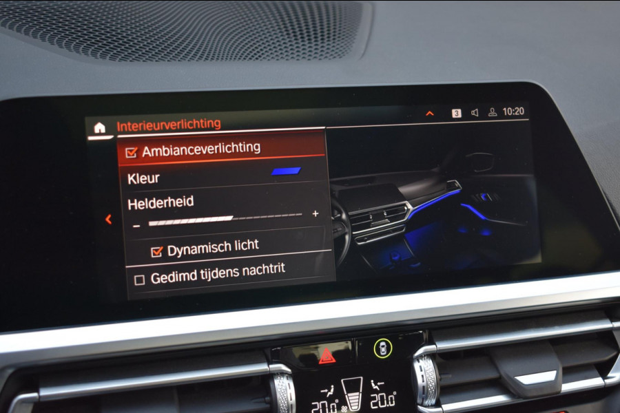 BMW 3-serie 320i High Executive | HARMAN KARDON | SCHUIF KANTELDAK | LEDER | STOELVERWARMING | SFEERVERLICHTING | APPLE CARPLAY