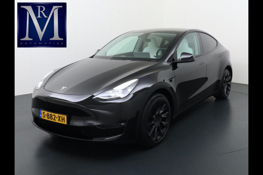Tesla Model Y Long Range AWD 75 kWh AUTOPILOT | WIT LEDER | TESLA GARANTIE T/M 04-2027