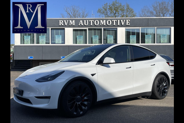 Tesla Model Y Performance AWD 75 kWh STOEL + STUURVERWARMING | LEDER | TESLA GARANTIE T/M 3-2027