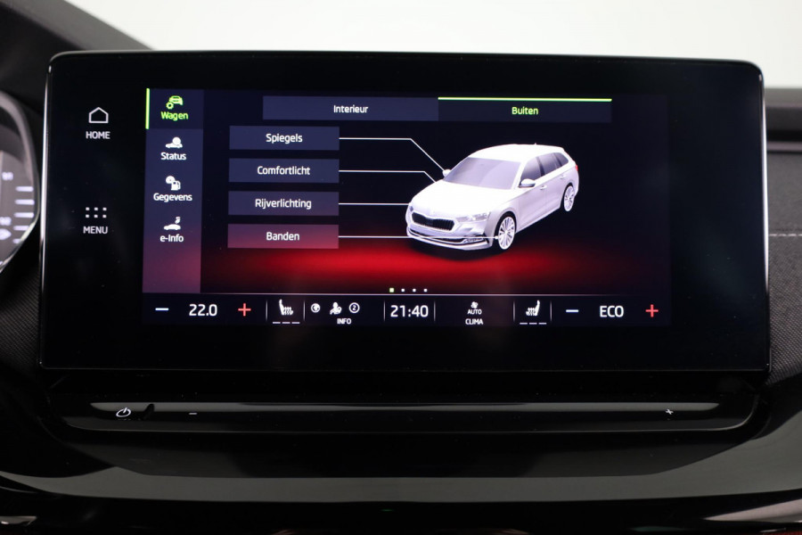 Škoda Octavia Combi 1.4 TSI PHEV Sportline Business 204 pk Automaat (DSG) | Verlengde garantie | Navigatie | Parkeersensoren achter | LED koplampen | Stoelverwarming |