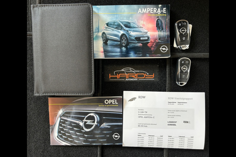 Opel Ampera-E Business Executive 60 kWh 100% SOH Certificaat
