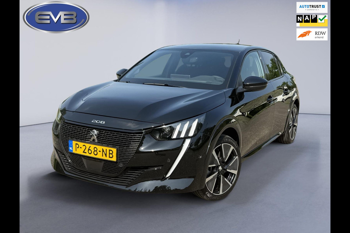 Peugeot e-208 EV GT Pack 50 kWh, fase 3, 21000 km, achteruitrijcamera,vele opties,1 e eigenaar, NL auto met nationale auto pas Peugeot e-208 EV GT Pack 50 kWh, fase 3, 21000 km, achteruitrijcamera,vele opties,1 e eigenaar, NL auto met nationale auto pas
