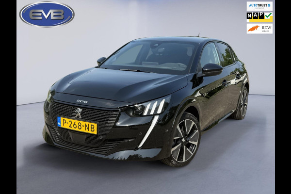 Peugeot e-208 EV GT Pack 50 kWh, fase 3, 21000 km, achteruitrijcamera,vele opties,1 e eigenaar, NL auto met nationale auto pas