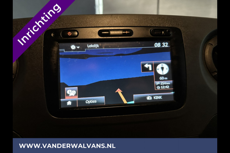 Opel Movano 2.3 CDTI 146pk L2H2 inrichting met omvormer Euro6 Airco | Navigatie | Cruisecontrol | 2500kg Trekhaak Imperiaal, trap, parkeersensoren, bijrijdersbank