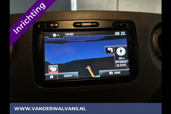 Opel Movano 2.3 CDTI 146pk L2H2 inrichting met omvormer Euro6 Airco | Navigatie | Cruisecontrol | 2500kg Trekhaak Imperiaal, trap, parkeersensoren, bijrijdersbank