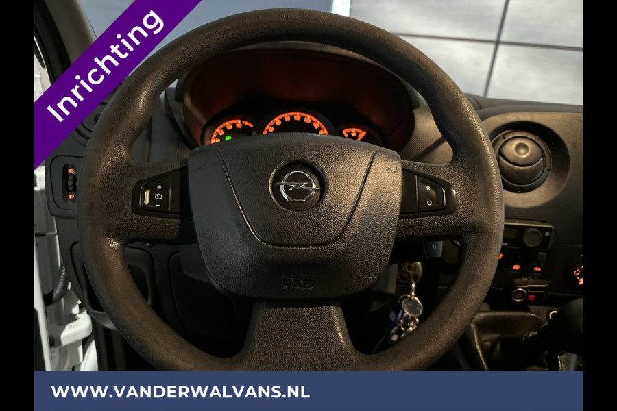 Opel Movano 2.3 CDTI 146pk L2H2 inrichting met omvormer Euro6 Airco | Navigatie | Cruisecontrol | 2500kg Trekhaak Imperiaal, trap, parkeersensoren, bijrijdersbank