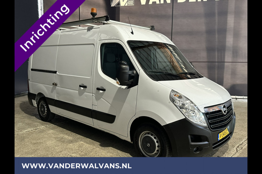 Opel Movano 2.3 CDTI 146pk L2H2 inrichting met omvormer Euro6 Airco | Navigatie | Cruisecontrol | 2500kg Trekhaak Imperiaal, trap, parkeersensoren, bijrijdersbank