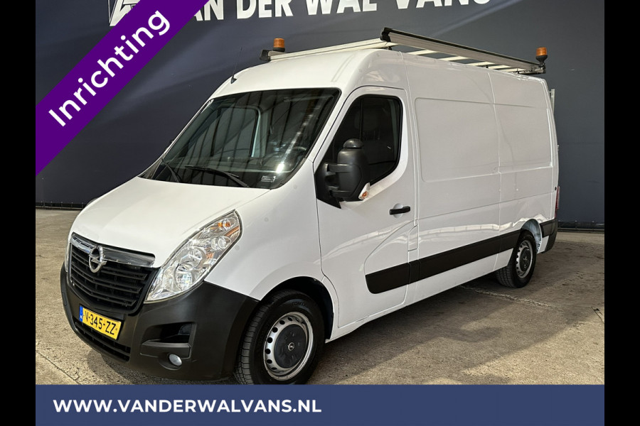 Opel Movano 2.3 CDTI 146pk L2H2 inrichting met omvormer Euro6 Airco | Navigatie | Cruisecontrol | 2500kg Trekhaak Imperiaal, trap, parkeersensoren, bijrijdersbank