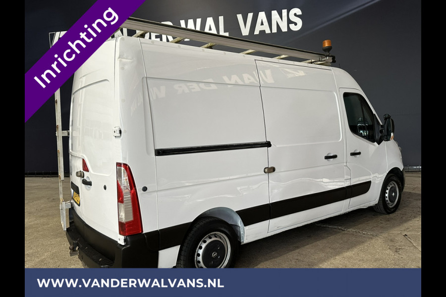 Opel Movano 2.3 CDTI 146pk L2H2 inrichting met omvormer Euro6 Airco | Navigatie | Cruisecontrol | 2500kg Trekhaak Imperiaal, trap, parkeersensoren, bijrijdersbank