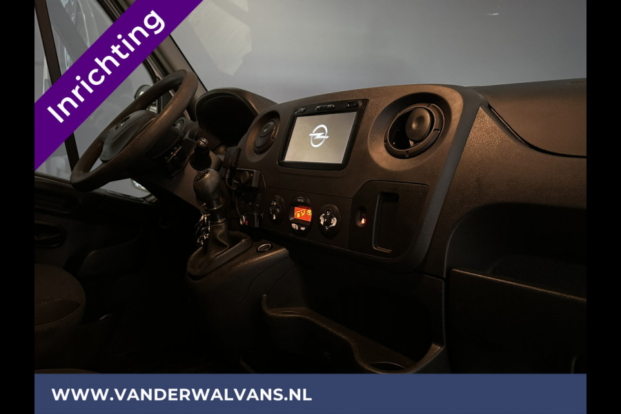 Opel Movano 2.3 CDTI 146pk L2H2 inrichting met omvormer Euro6 Airco | Navigatie | Cruisecontrol | 2500kg Trekhaak Imperiaal, trap, parkeersensoren, bijrijdersbank