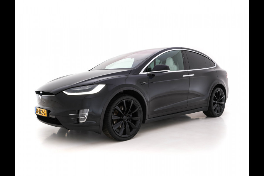 Tesla Model X 100D AWD [ 7-Pers. ] [ 3-Fase ] Aut. *PANO-WINDOW | AUTO-PILOT | LUXURY-LEATHER |  SURROUND-VIEW | NAVI-FULLMAP | FULL-LED | AIR-SUSPENSION | DIGI-COCKPIT | KEYLESS | CAMERA | DAB+ | HEATED-COMFORT-SEATS | TOWBAR | 22''ALU*
