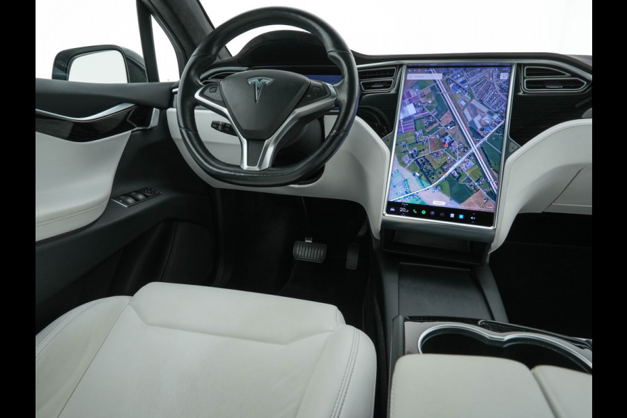 Tesla Model X 100D AWD [ 7-Pers. ] [ 3-Fase ] Aut. *PANO-WINDOW | AUTO-PILOT | LUXURY-LEATHER |  SURROUND-VIEW | NAVI-FULLMAP | FULL-LED | AIR-SUSPENSION | DIGI-COCKPIT | KEYLESS | CAMERA | DAB+ | HEATED-COMFORT-SEATS | TOWBAR | 22''ALU*