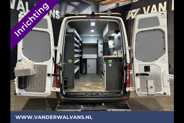Mercedes-Benz Sprinter 316 CDI 164pk 3500kg Trekhaak L2H2 inrichting met omvormer Euro6 Airco | Camera Apple Carplay, Android Auto, Cruisecontrol, Parkeersensoren