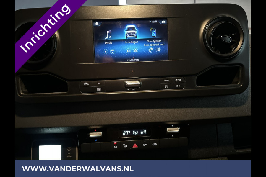 Mercedes-Benz Sprinter 316 CDI 164pk 3500kg Trekhaak L2H2 inrichting met omvormer Euro6 Airco | Camera Apple Carplay, Android Auto, Cruisecontrol, Parkeersensoren