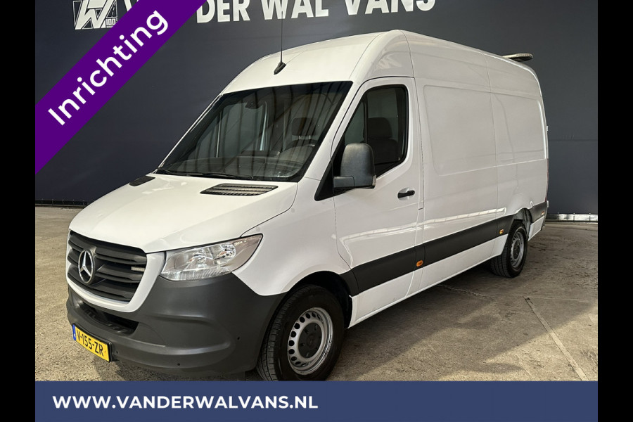 Mercedes-Benz Sprinter 316 CDI 164pk 3500kg Trekhaak L2H2 inrichting met omvormer Euro6 Airco | Camera Apple Carplay, Android Auto, Cruisecontrol, Parkeersensoren