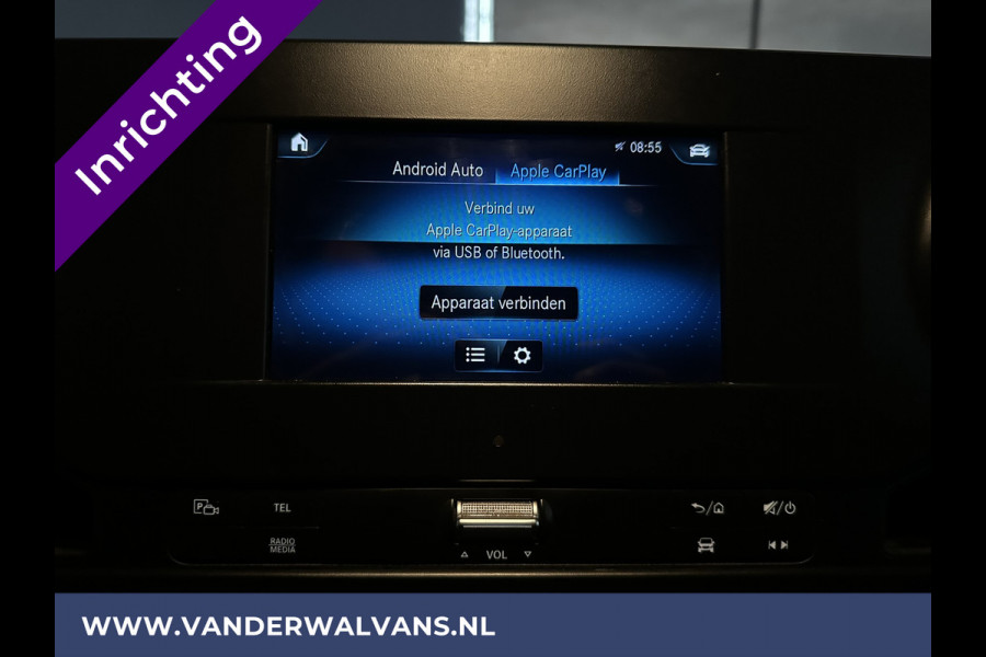 Mercedes-Benz Sprinter 316 CDI 164pk 3500kg Trekhaak L2H2 inrichting met omvormer Euro6 Airco | Camera Apple Carplay, Android Auto, Cruisecontrol, Parkeersensoren