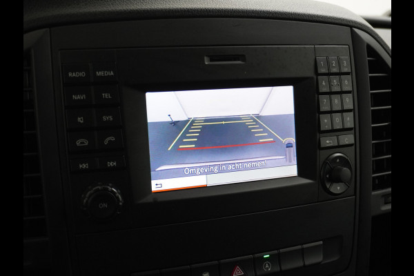 Mercedes-Benz Vito 114CDI AUT D.C Dubbele Cabine Lang 6-Pers. Airco Navi Camera Pdc Bluetooth Cruise Control Regen-Lichtsensor Pdc Betonplex Vloer Schuifdeur Imperiaal Bank voor Comfort 1e Eigenaar Euro 6
