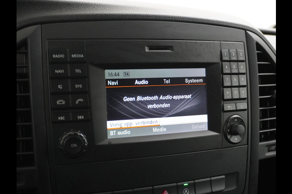 Mercedes-Benz Vito 114CDI AUT D.C Dubbele Cabine Lang 6-Pers. Airco Navi Camera Pdc Bluetooth Cruise Control Regen-Lichtsensor Pdc Betonplex Vloer Schuifdeur Imperiaal Bank voor Comfort 1e Eigenaar Euro 6
