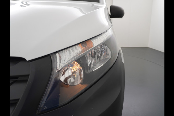 Mercedes-Benz Vito 114CDI AUT D.C Dubbele Cabine Lang 6-Pers. Airco Navi Camera Pdc Bluetooth Cruise Control Regen-Lichtsensor Pdc Betonplex Vloer Schuifdeur Imperiaal Bank voor Comfort 1e Eigenaar Euro 6
