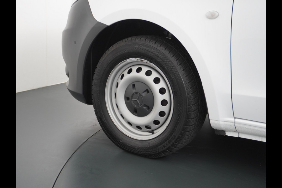 Mercedes-Benz Vito 114CDI AUT D.C Dubbele Cabine Lang 6-Pers. Airco Navi Camera Pdc Bluetooth Cruise Control Regen-Lichtsensor Pdc Betonplex Vloer Schuifdeur Imperiaal Bank voor Comfort 1e Eigenaar Euro 6