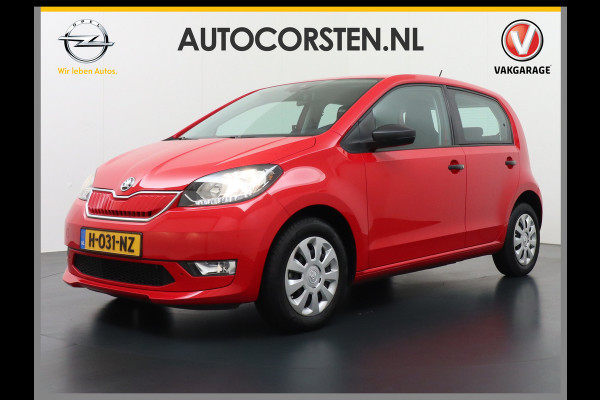 Škoda Citigo e-iV EV 36kWh Climate Control Bluetooth Verkeersborddetectie Led Esp Smartphone integratie Rijstrooksensor Verkeersbord detectie Ambition Grote Accu! Garantie op de accu tot 19-03-2028/160.000km. 1.235kg licht!