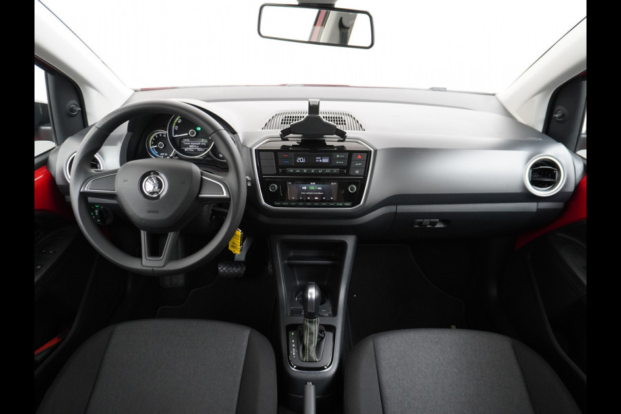 Škoda Citigo e-iV EV 36kWh Climate Control Bluetooth Verkeersborddetectie Led Esp Smartphone integratie Rijstrooksensor Verkeersbord detectie Ambition Grote Accu! Garantie op de accu tot 19-03-2028/160.000km. 1.235kg licht!