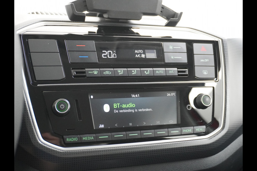 Škoda Citigo e-iV EV 36kWh Climate Control Bluetooth Verkeersborddetectie Led Esp Smartphone integratie Rijstrooksensor Verkeersbord detectie Ambition Grote Accu! Garantie op de accu tot 19-03-2028/160.000km. 1.235kg licht!