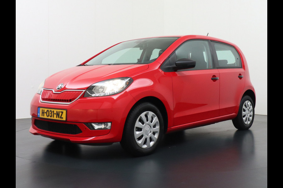 Škoda Citigo e-iV EV 36kWh Climate Control Bluetooth Verkeersborddetectie Led Esp Smartphone integratie Rijstrooksensor Verkeersbord detectie Ambition Grote Accu! Garantie op de accu tot 19-03-2028/160.000km. 1.235kg licht!