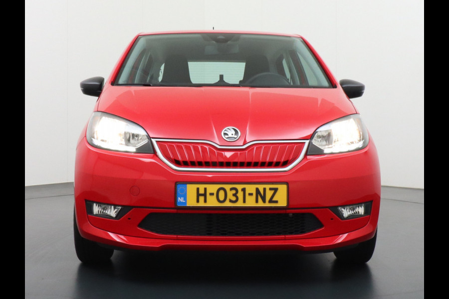 Škoda Citigo e-iV EV 36kWh Climate Control Bluetooth Verkeersborddetectie Led Esp Smartphone integratie Rijstrooksensor Verkeersbord detectie Ambition Grote Accu! Garantie op de accu tot 19-03-2028/160.000km. 1.235kg licht!