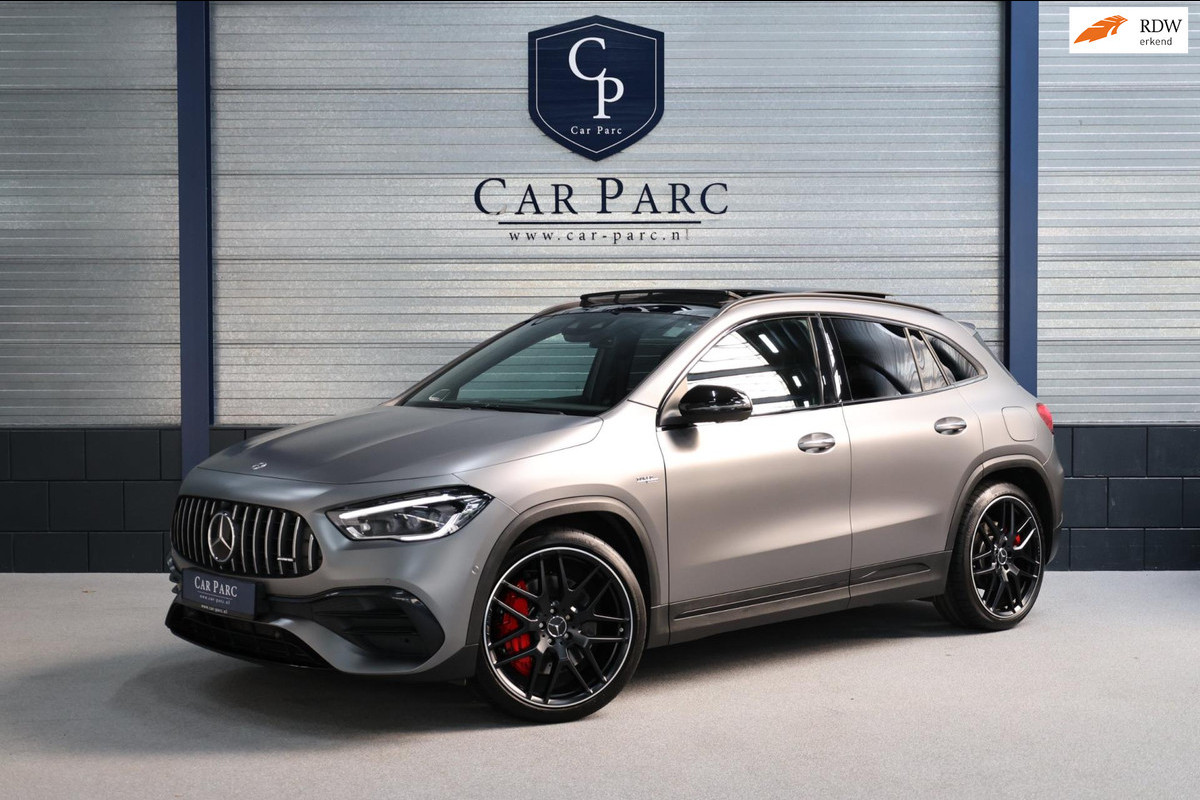 Mercedes-Benz GLA AMG 45 S 4MATIC+ MATT/MULTIBEAM/VIRTUAL/SFEER/LEER+S.VERWARMING+MEMORY/20"/ACC/ECC/12 MND GARANTIE! Mercedes-Benz GLA AMG 45 S 4MATIC+ MATT/MULTIBEAM/VIRTUAL/SFEER/LEER+S.VERWARMING+MEMORY/20"/ACC/ECC/12 MND GARANTIE!