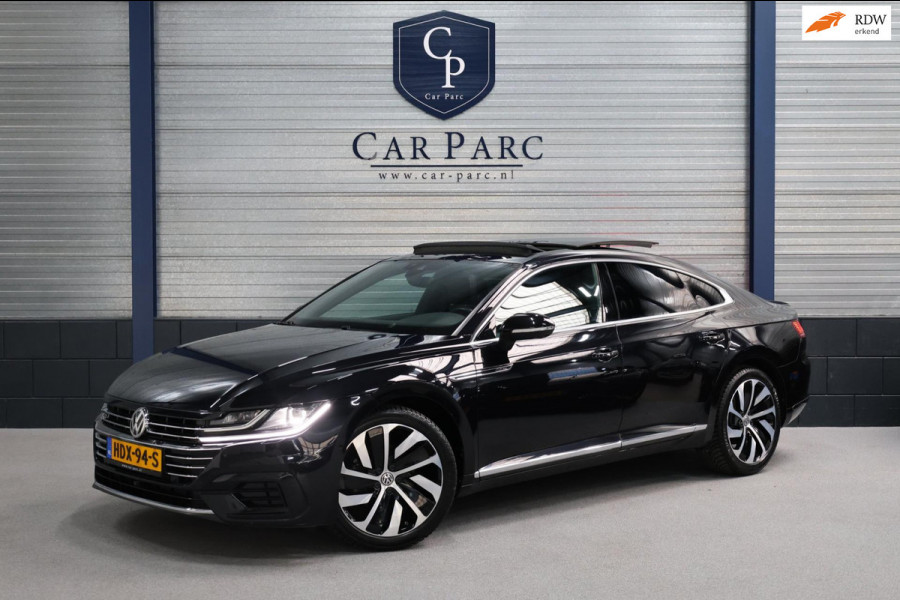 Volkswagen Arteon 2.0 TSI 3x R-line LED/VIRTUAL/PANO/LEER+S.VERWARMING+MEMORY+MASSAGE/KEYLESS/LMV/CAM/LINE/ACC/ECC/12 MDN GARANTIE