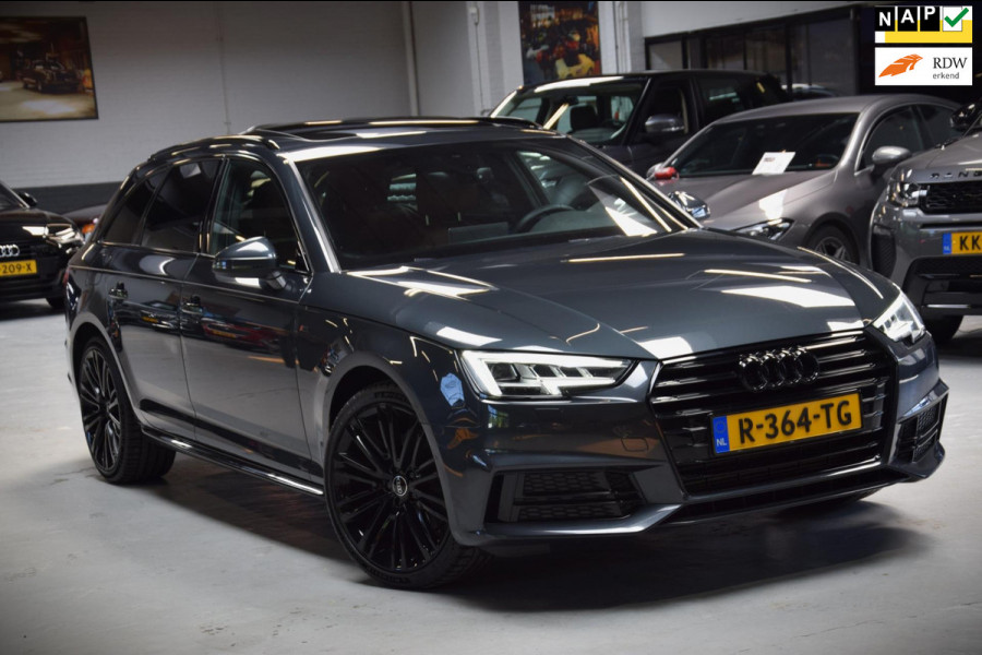 Audi A4 AVANT 40 TFSI Sport S line Aut. Black Edition Panoramadak|Virt.Cockpit|190pk!|Navi|Leder|Stuurverwarming|