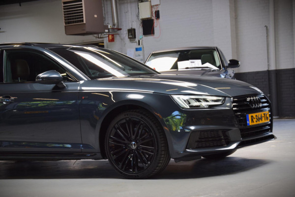 Audi A4 AVANT 40 TFSI Sport S line Aut. Black Edition Panoramadak|Virt.Cockpit|190pk!|Navi|Leder|Stuurverwarming|