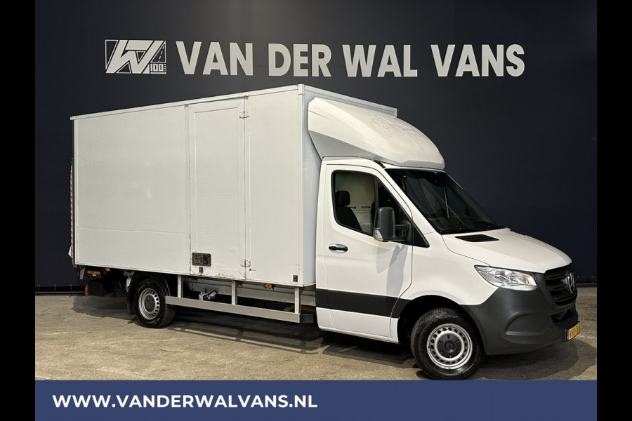 Mercedes-Benz Sprinter 314 CDI Bakwagen 4.4m lang Laadklep Zijdeur 1025kg Laadvermogen Euro6 Airco | Camera Apple carplay, Android auto
