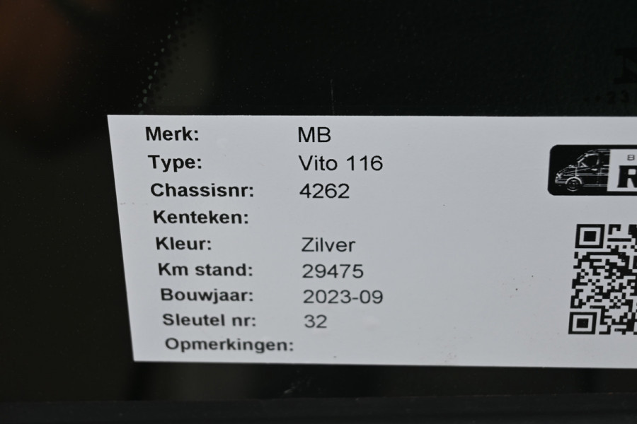 Mercedes-Benz Vito 116 CDI L2 Audio Navigatie met camera, Stoelverwarming