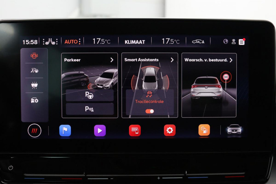 Seat Leon 1.5 eTSI FR | Stoel & stuurverwarming | Trekhaak | Carplay | Navigatie | Adaptive cruise | Sportstoelen | Full LED