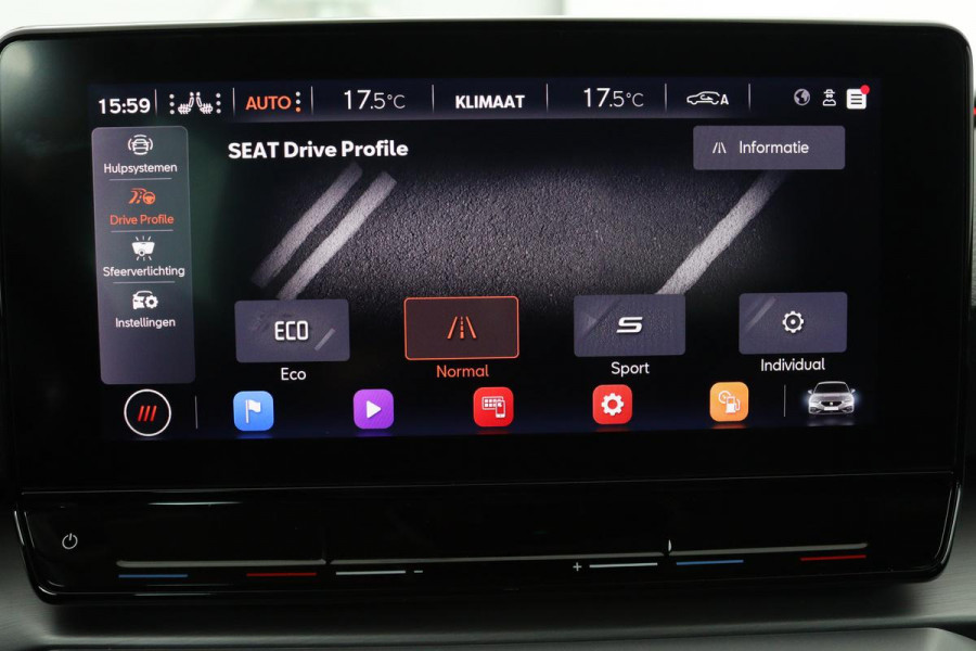 Seat Leon 1.5 eTSI FR | Stoel & stuurverwarming | Trekhaak | Carplay | Navigatie | Adaptive cruise | Sportstoelen | Full LED