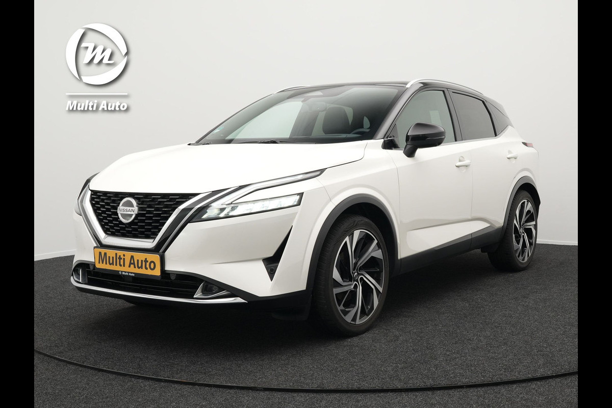 Nissan QASHQAI 1.3 MHEV Tekna Plus | Panoramadak | Lederen Bekleding & Massage | 360 Camera | Head Up Display | 20 L.M. Nissan QASHQAI 1.3 MHEV Tekna Plus | Panoramadak | Lederen Bekleding & Massage | 360 Camera | Head Up Display | 20 L.M.