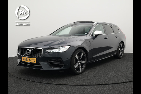Volvo V90 T8 AWD R-Design Plug In Hybrid 394pk PHEV | Panodak | Adaptive Cruise | Harman Kardon | Alcantara Sportstoelen | Parkassist | Apple Carplay | 19"L.M | Pilot Assist |