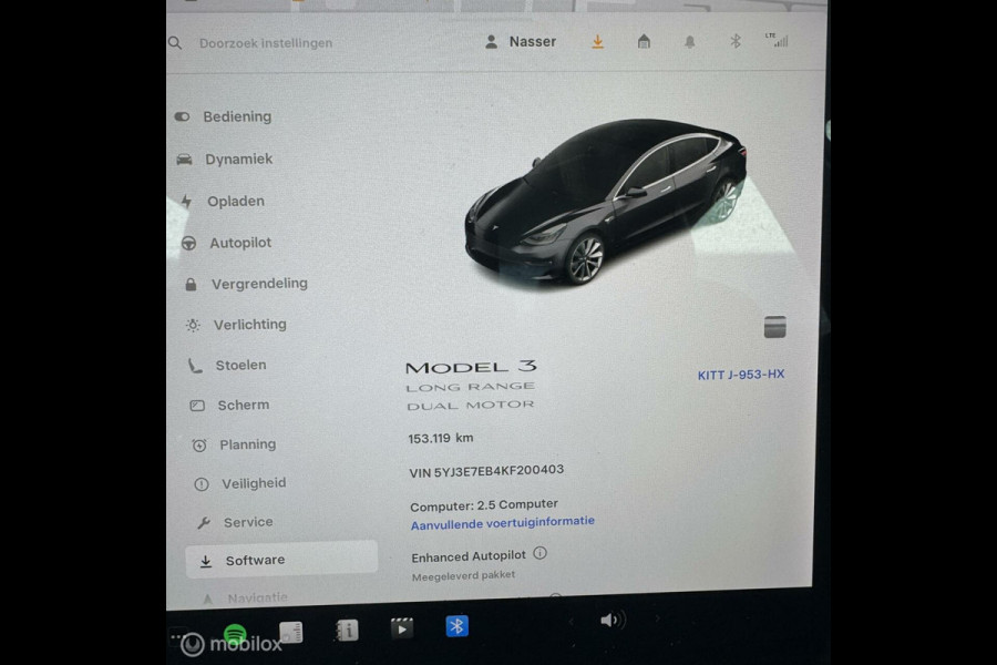 Tesla Model 3 Long Range AWD 78 kWh Custom Velgen
