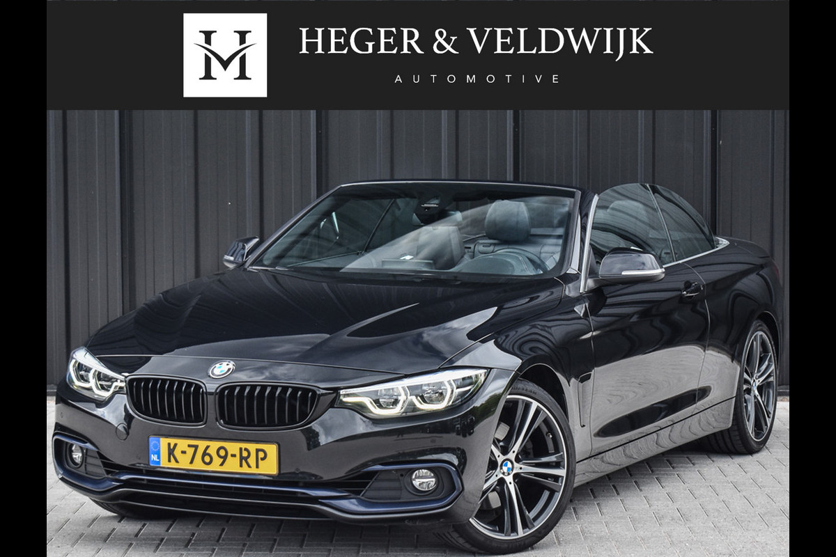 BMW 4 Serie Cabrio 430i HIGH EXECUTIVE | COMFORT ACCESS | HARMAN/KARDON CAMERA | SPORTSTOELEN | MEMORY SEATS | NECK VERWARMING | ADAPTIVE LE BMW 4 Serie Cabrio 430i HIGH EXECUTIVE | COMFORT ACCESS | HARMAN/KARDON CAMERA | SPORTSTOELEN | MEMORY SEATS | NECK VERWARMING | ADAPTIVE LE
