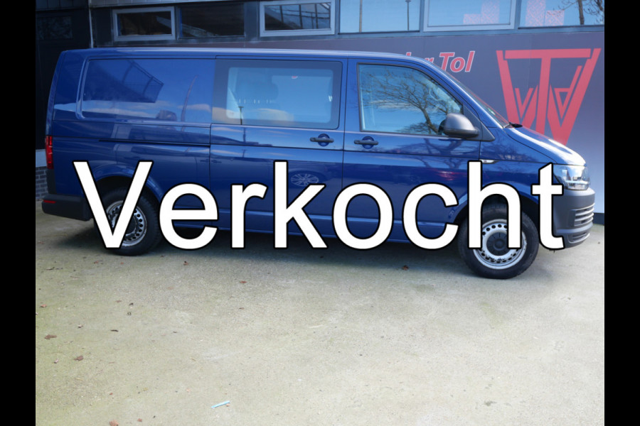 Volkswagen Transporter 2.0 TDI L2H1 TRENDLINE | DUBBELCABINE | NAVI | CARPLAY | EURO 6 | 11-2019!!