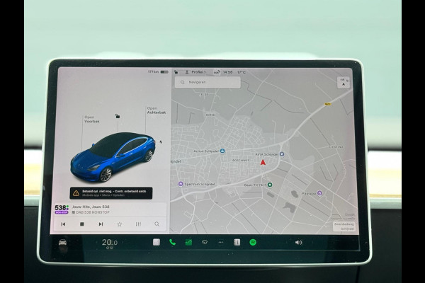 Tesla Model 3 Standard RWD Plus 60 kWh, 19 inch, 1e eigenaar, trekhaak,panoramadak, leder, nl auto met nationale auto pas