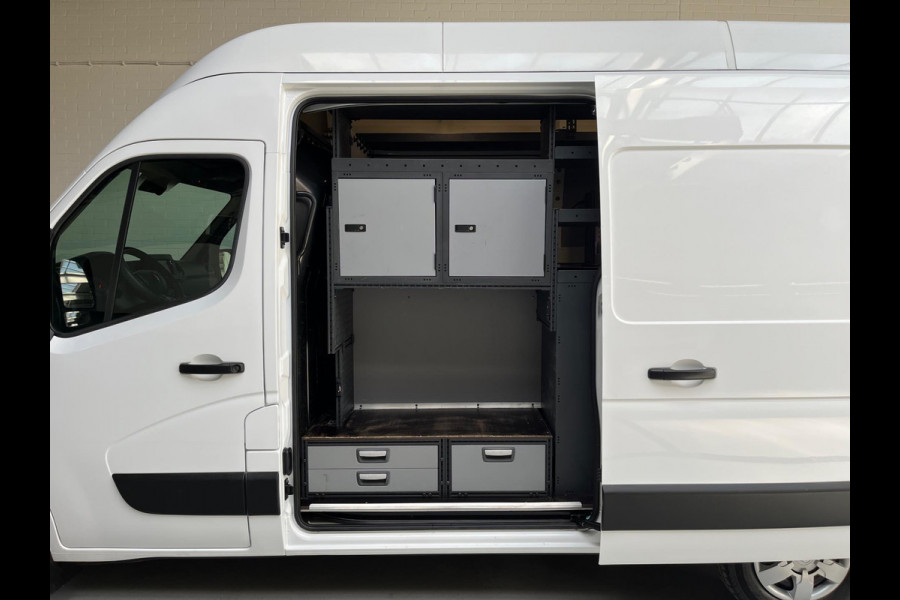 Renault Master Nieuw Model Servicewagen T35 2.3 dCi 135 L2H3 Extra hoog 2xSchuifdeur Modul kasten Omvormer Trekhaak RIJKLAARPRIJS!