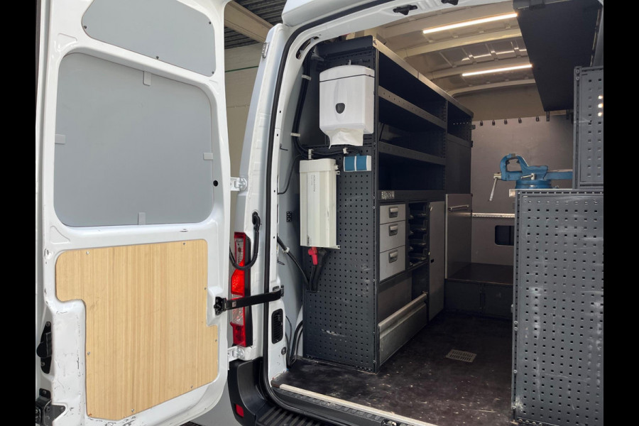 Renault Master Nieuw Model Servicewagen T35 2.3 dCi 135 L2H3 Extra hoog 2xSchuifdeur Modul kasten Omvormer Trekhaak RIJKLAARPRIJS!