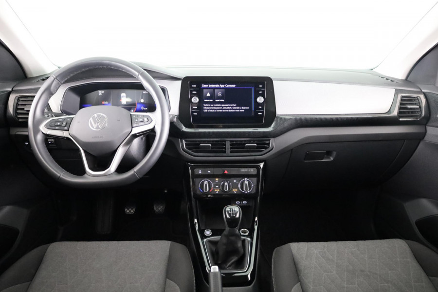 Volkswagen T-Cross 1.0 TSI Life Edition 95 pk | Verlengde garantie | Navigatie via App | Parkeersensoren | Achteruitrijcamera | Adaptieve cruise control | Stoelverwarming |