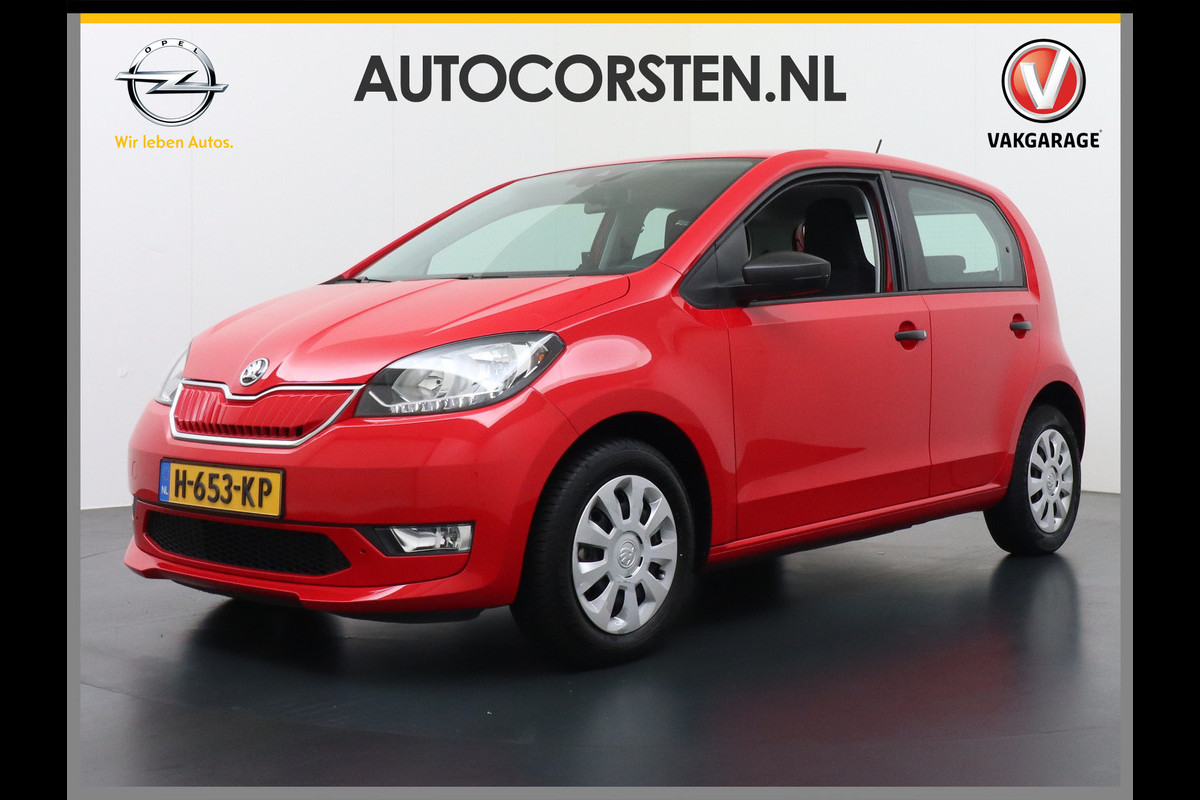 Škoda Citigo e-iV EV 36kWh Climate Control Cruise Control Bluetooth Verkeersborddetectie Led Esp Smartphone integratie Rijstrooksensor Verkeersbord detectie Ambition Grote Accu! Garantie op de accu tot 27-02-2028/160.000km. 1.235kg licht! Škoda Citigo e-iV EV 36kWh Climate Control Cruise Control Bluetooth Verkeersborddetectie Led Esp Smartphone integratie Rijstrooksensor Verkeersbord detectie Ambition Grote Accu! Garantie op de accu tot 27-02-2028/160.000km. 1.235kg licht!