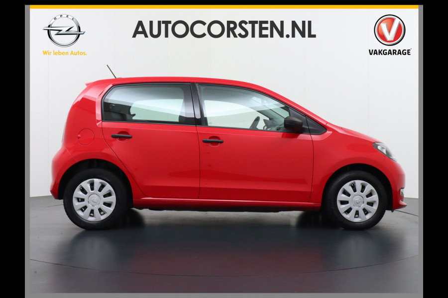 Škoda Citigo e-iV EV 36kWh Climate Control Cruise Control Bluetooth Verkeersborddetectie Led Esp Smartphone integratie Rijstrooksensor Verkeersbord detectie Ambition Grote Accu! Garantie op de accu tot 27-02-2028/160.000km. 1.235kg licht!